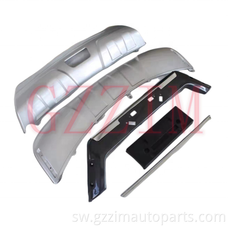 Accessories ABS Plastic Lamp Front & Rear Bumper Guard Used For X-Trail 2014+